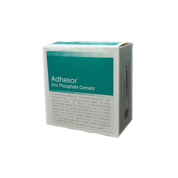 إسمنت فوسفات الزنك ويُستخدم على نطاق واسع لتثبيت التيجان والجسور – Zinc Phosphate Cement